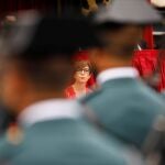  La directora general de la Guardia Civil María Gámez (c), asiste al acto central de la celebración de la festividad de la Virgen del Pilar, patrona de la Guardia Civil, de Córdoba
