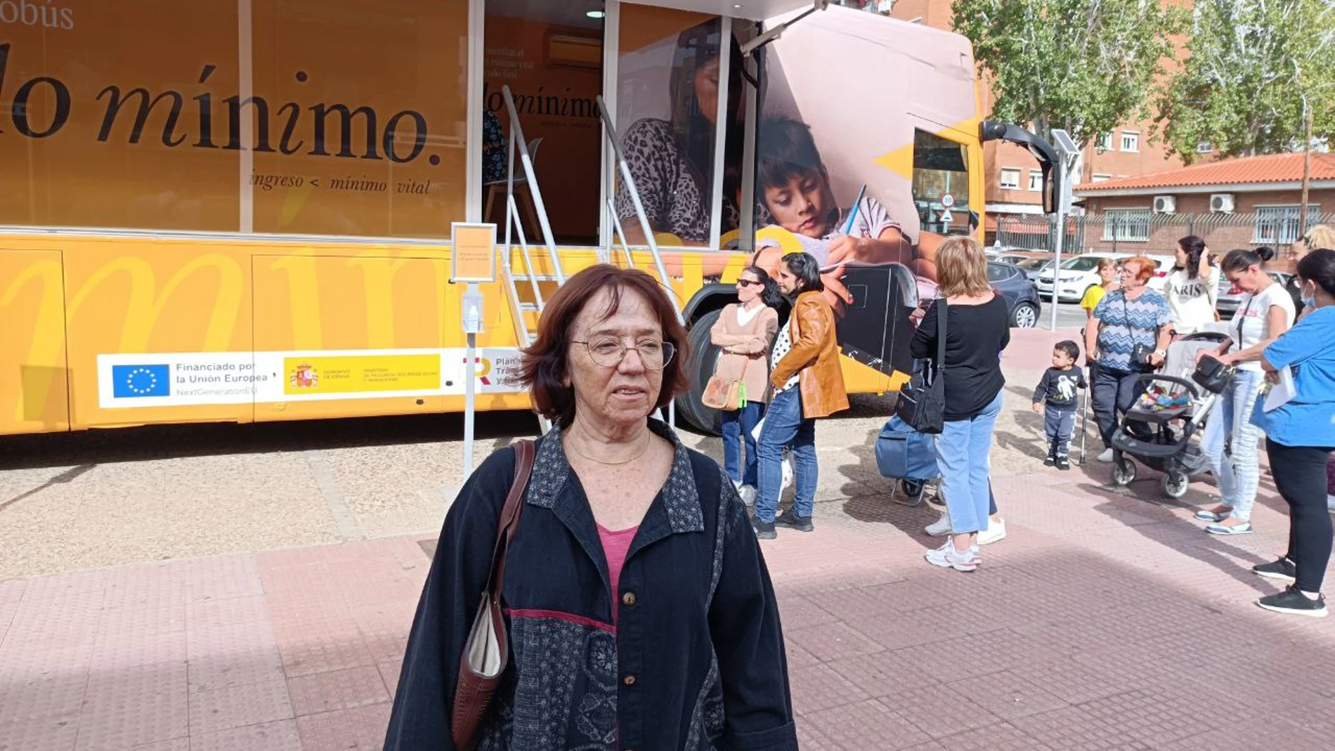 La concejal de Podemos en el Ayuntamiento de Alcalá de Henares, Teresa López Hervás, en un acto público