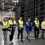 Mañueco visita la fábrica Michelin en Valladolid junto a la directora general de la empresa en España y Portugal, María Paz Robina, y los consejeros Isabel Blanco y Jesús Julio Carnero
