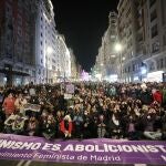 Una imagen de la manifestación abolicionista del 8-M del año pasado