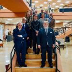 La presidente de la CHD, María Jesús Lafuente, tras participar en la inauguración en el Salón Internacional del agua y del medio ambiente Smagua23, de la Jornada organizada por la Dirección General del Agua