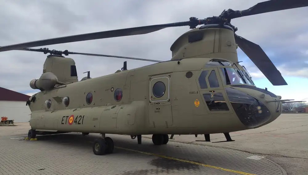 Helicóptero Chinook del Ejército de Tierra