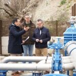 El consejero de Agricultura, Ganadería y Desarrollo Rural, Gerardo Dueñas, visita las obras de modernización del regadío en Valoria la Buena