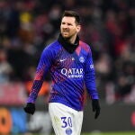 Messi, en el último partido de Champions del PSG esta temporada