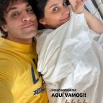 Tomás Páramo y María García de Jaime en el hospital