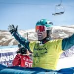 Lucas Eguibar, tras ganar en Sierra Nevada