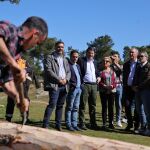 Mañueco junto a Figueredo, Paloma Sanz, De Vicente o Mazarías en la Fiesta de Los Gabarreros