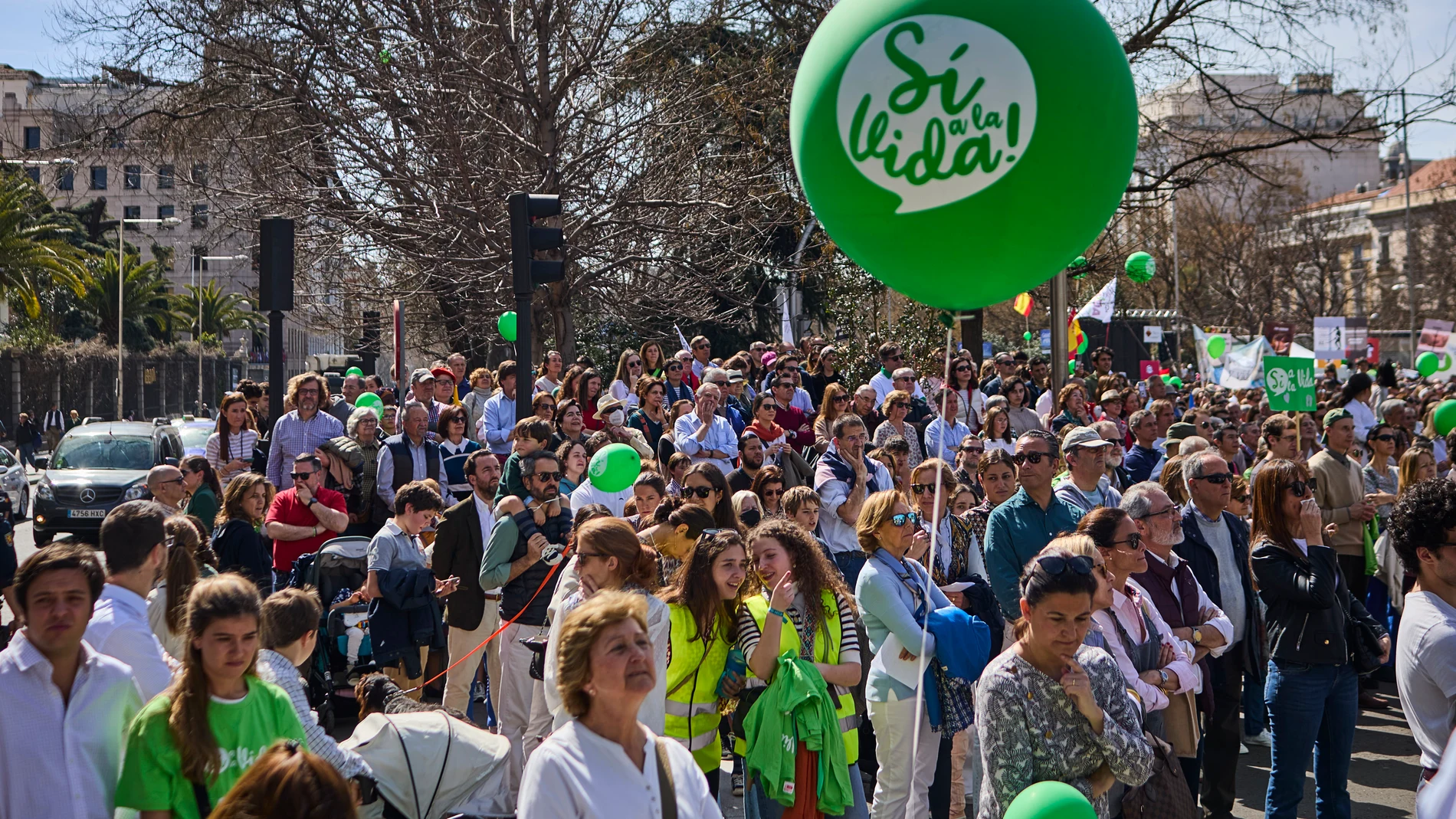 La Plataforma Sí a la Vida, integrada por más de 500 asociaciones provida, han convocado una marcha este domingo 12 de marzo en Madrid, con motivo del Día Internacional de la Vida, que se conmemora el 25 de marzo, para "defender la vida, desde su inicio a su fin natural" © Alberto R. Roldán / La Razón