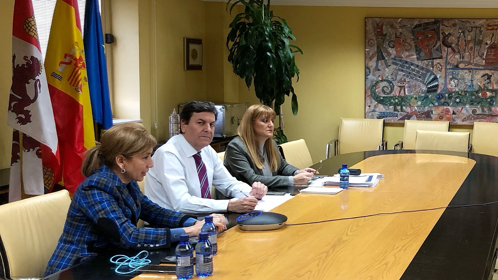 El consejero Carlos Fernández Carriedo presenta los fondos a la FRMP