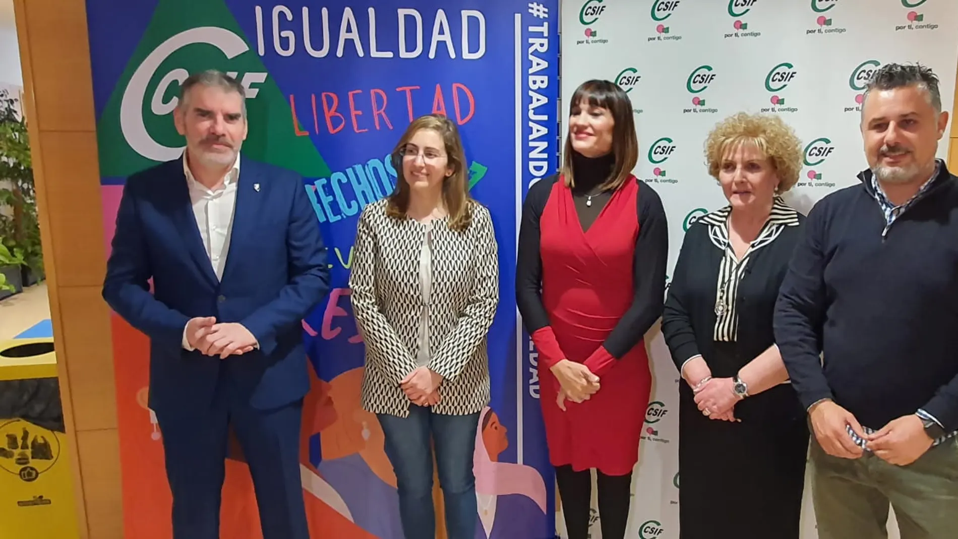 Jornada de Igualdad de CSIF Castilla y León en Soria en la que participa Irene Villa y Benjamín Castro, entre otros