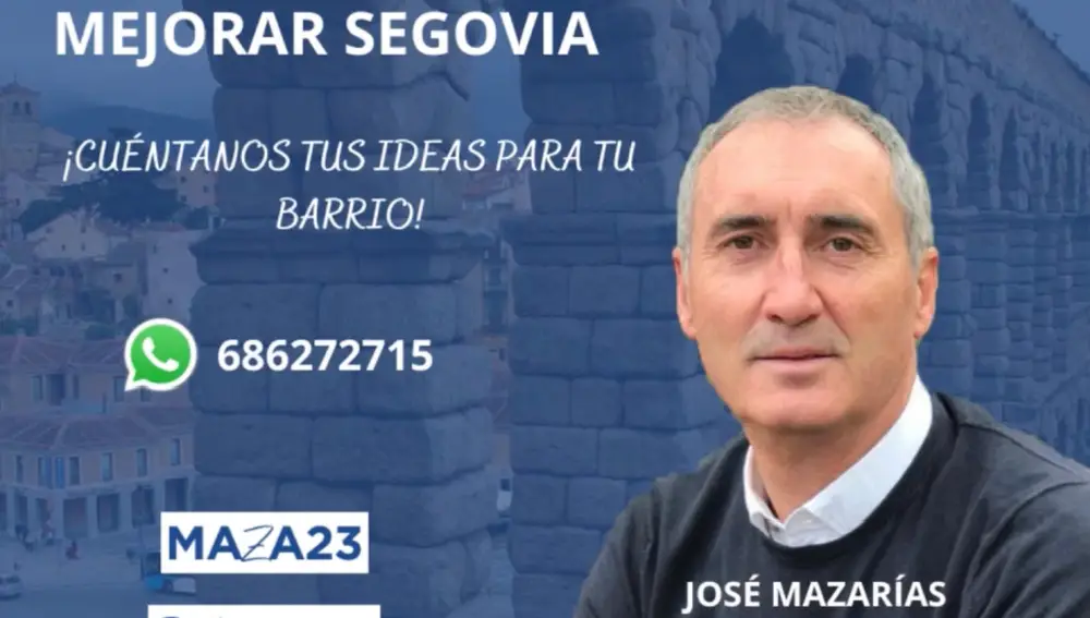 José Mazarías pide sugerencias a través del whatsApp