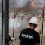 Feijóo asiste a la Mascletà de la Pirotecnia Turís