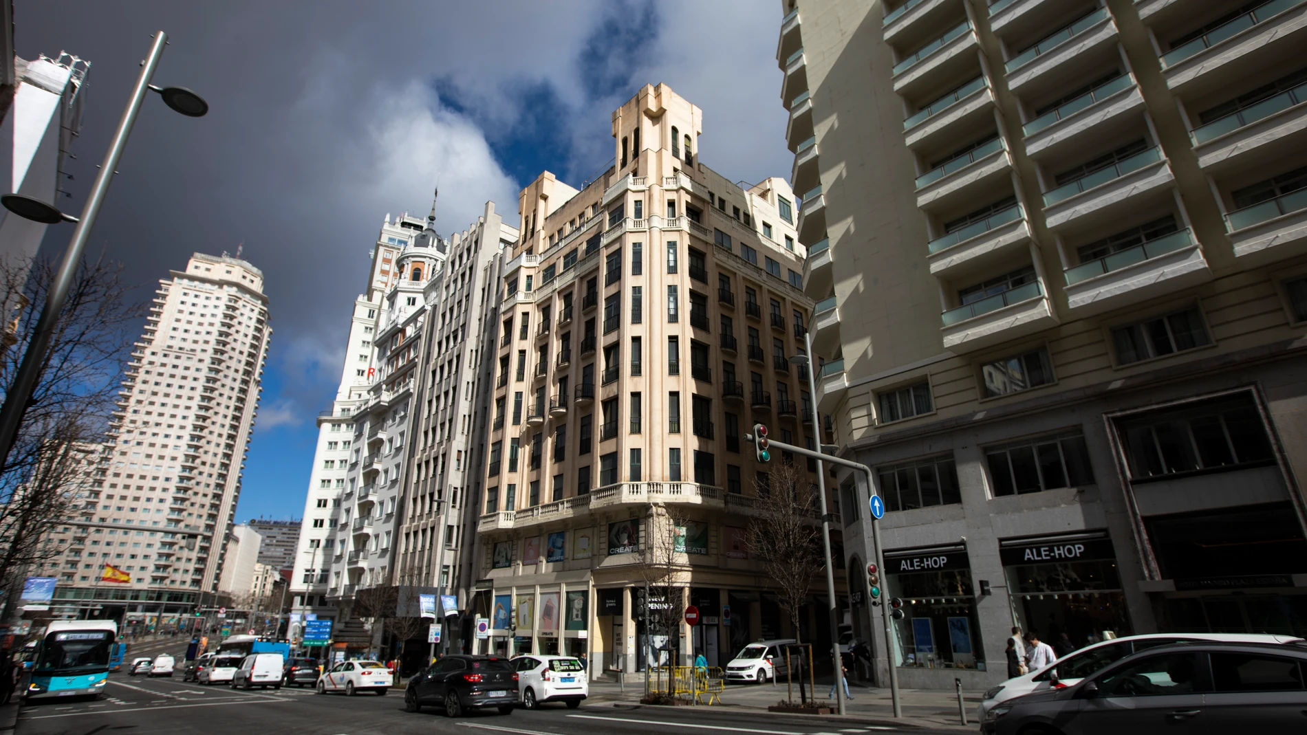 Imagen de la Gran Vía de Madrid