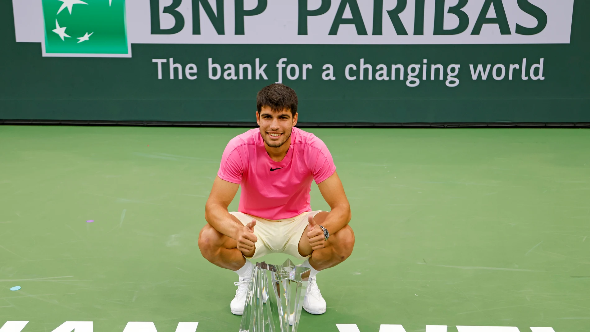 Alcaraz ganó en Indian Wells diez años después del último título de Nadal