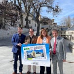 Presentación en Segovia del Cupón de la Once con la Casa de la Moneda como protagonista