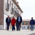 El alcalde de Valladolid, Óscar Puente, visita unas obras en Puente Duero