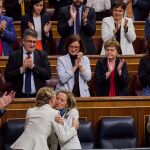 El Congreso, hoy, durante la moción de censura