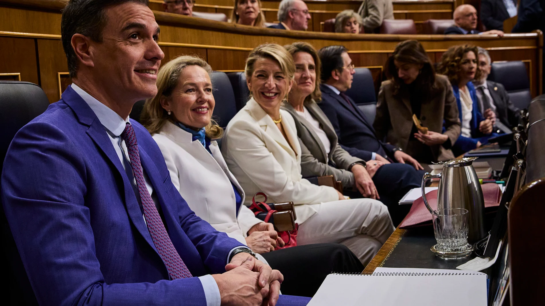 Moción de censura al Gobierno presidido por Pedro Sánchez Pérez Castejón que incluye como candidato a la Presidencia del Gobierno a Ramón Tamames Gómez presentado por VOX © Alberto R. Roldán / La Razón