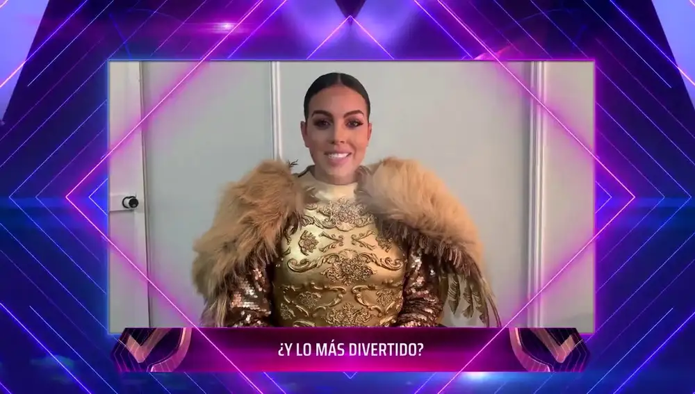 Georgina Rodríguez en "Mask Singer"