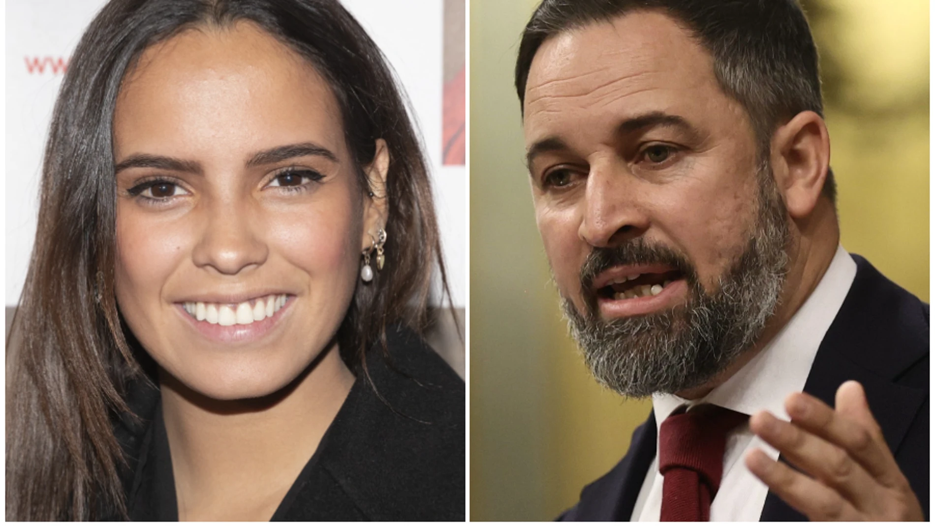 Gloria Camila y Santiago Abascal