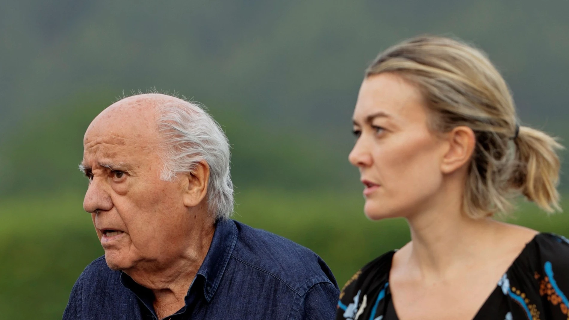 Amancio Ortega y su hija Marta