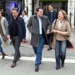 Mañueco junto a Cristina Ayala y Borja Suárez