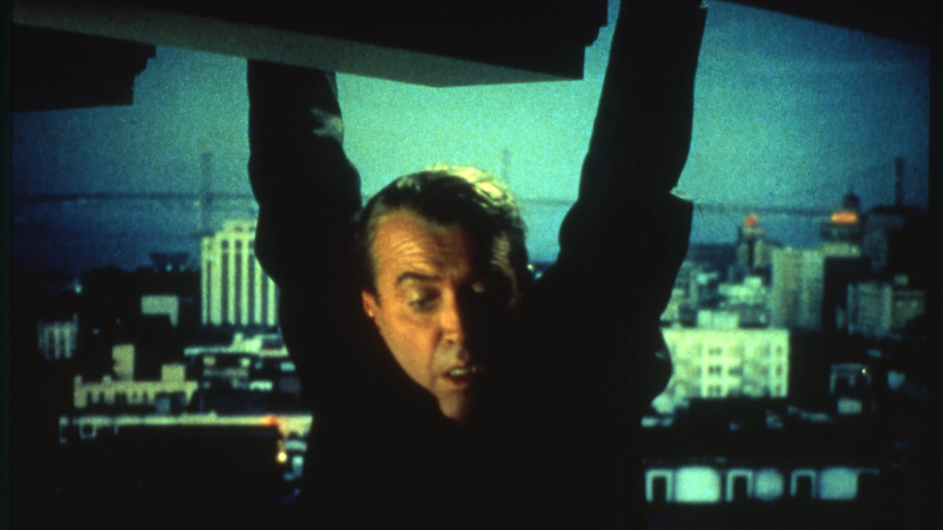 James Stewart protagonizó "Vértigo", de Alfred Hitchcock