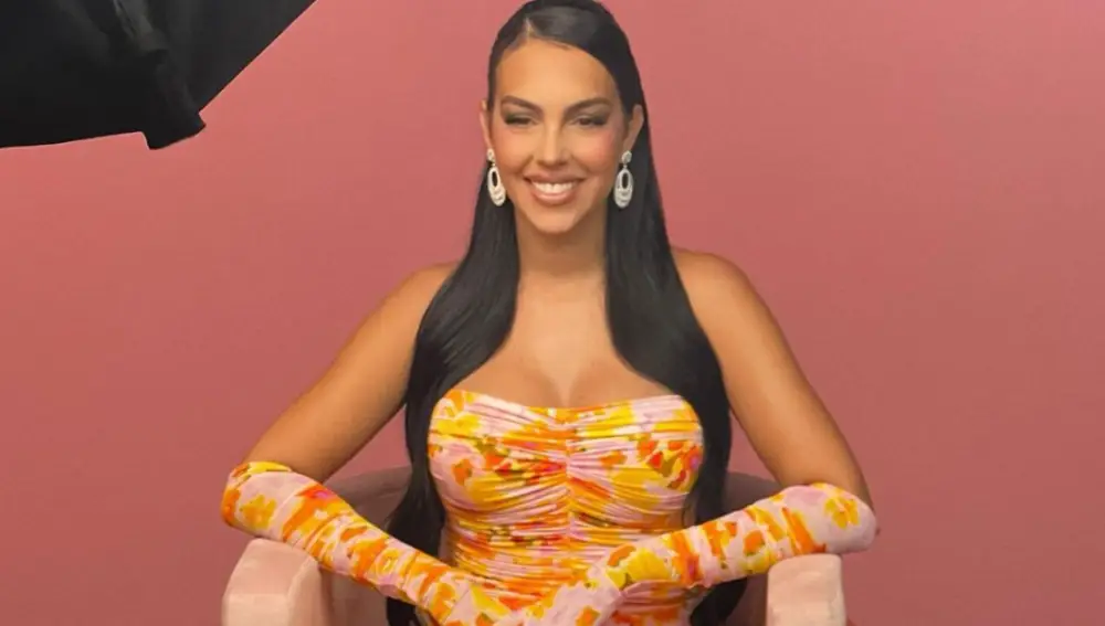 Georgina Rodríguez en una de las grabaciones de 'Soy Georgina'
