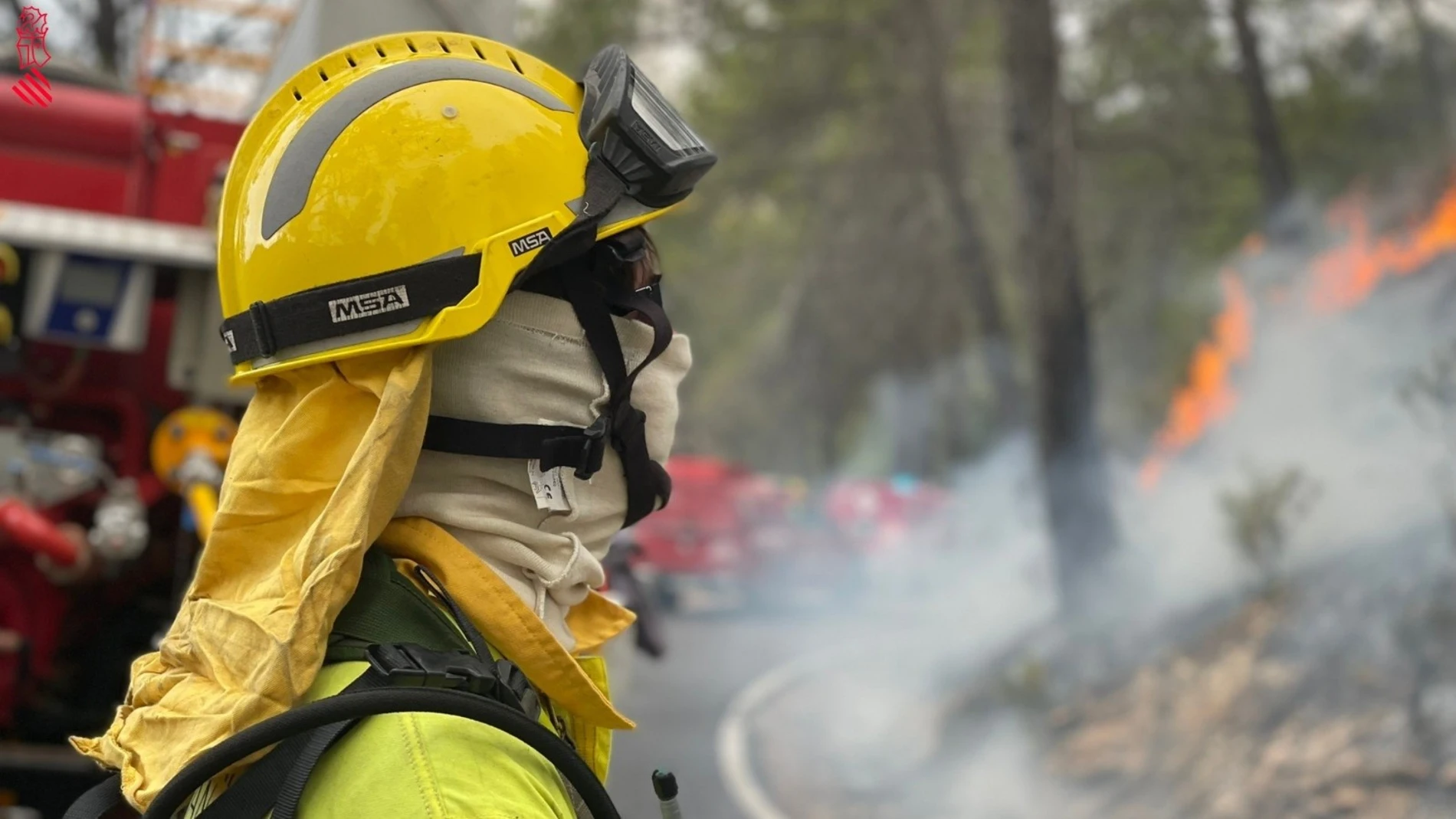 Incendio Villanueva de Viver GVA 25/03/2023