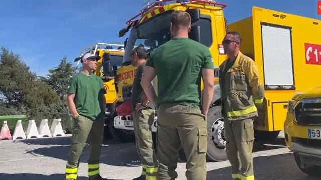 Incendios.- Comunidad de Madrid envía el Ericam para apoyar en las labores de extinción del fuego de Villanueva de Viver