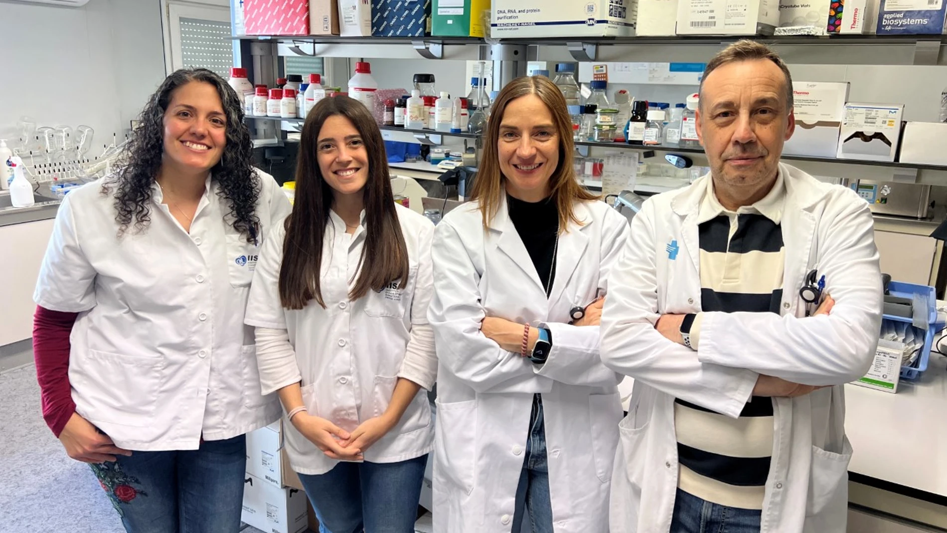 Parte de los investigadores que han participado en el hallazgo