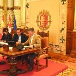 Óscar Puente, Rafaela Romero y José Manuel Millán, presentan el proyecto