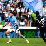 Mario Gila con la Lazio