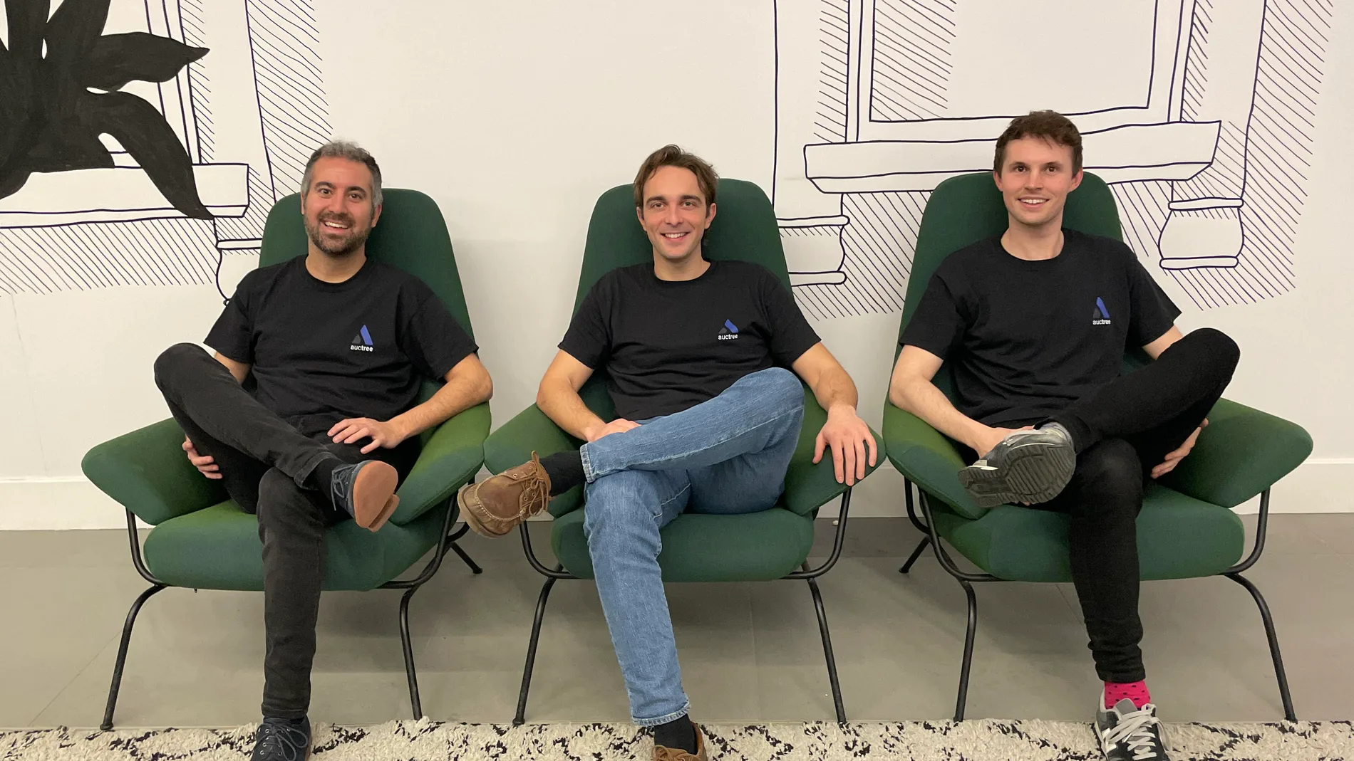 Marc González, cofundador y COO; Marc Fluvià, cofundador y CEO; Mike Cooper, cofundador y CTO