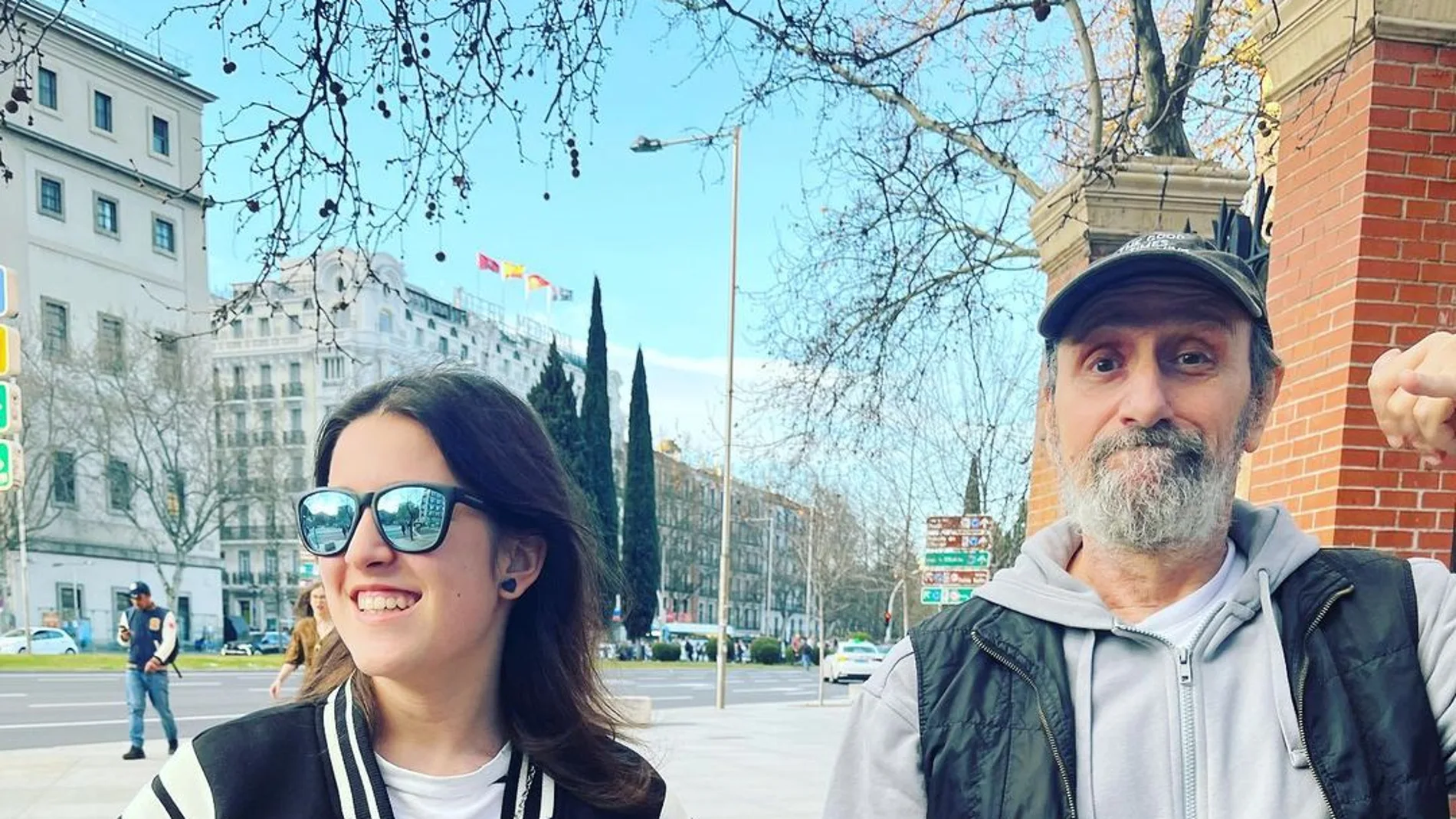 José Luis Gil y su hija, Irene Gil