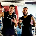 Bruno Brasil, junto a Dani Alves