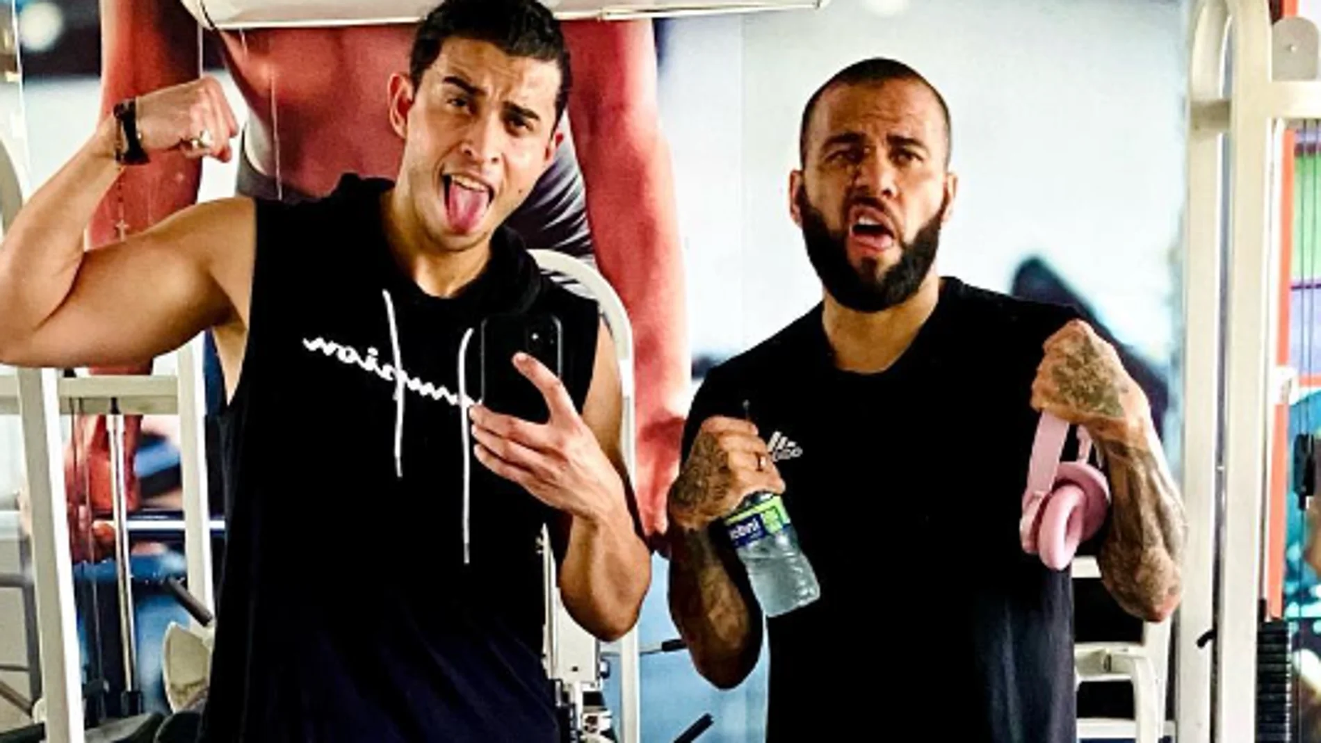 Bruno Brasil, junto a Dani Alves
