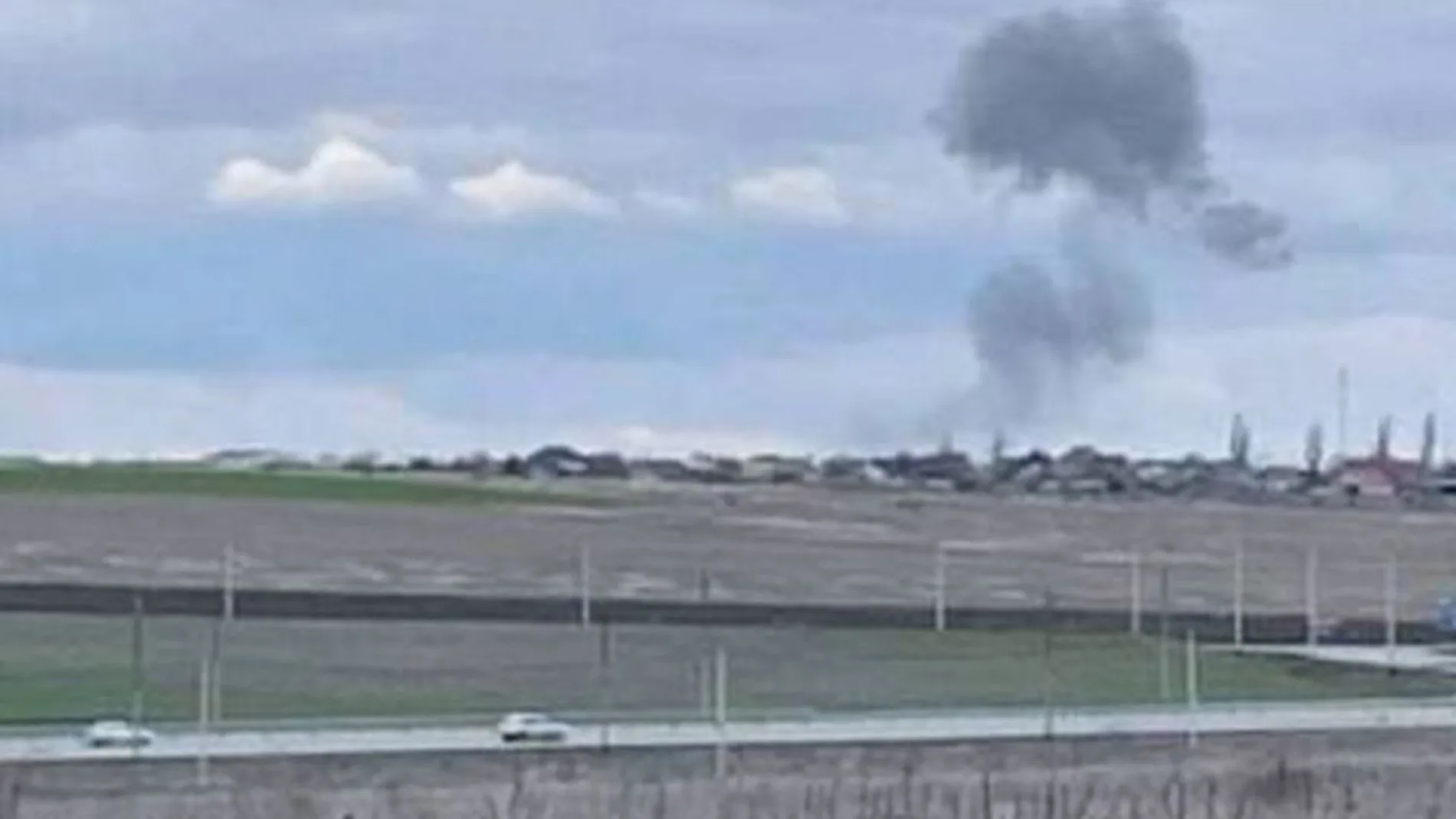 Explosión en una base aérea rusa en Crimea