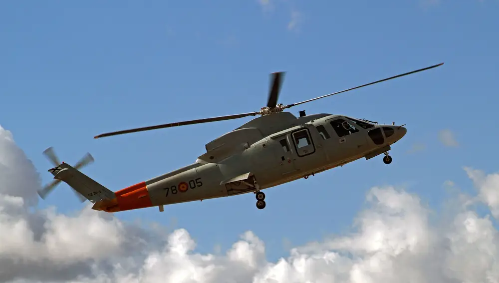 Un Sikorsky S-76 del Ejército del Aire