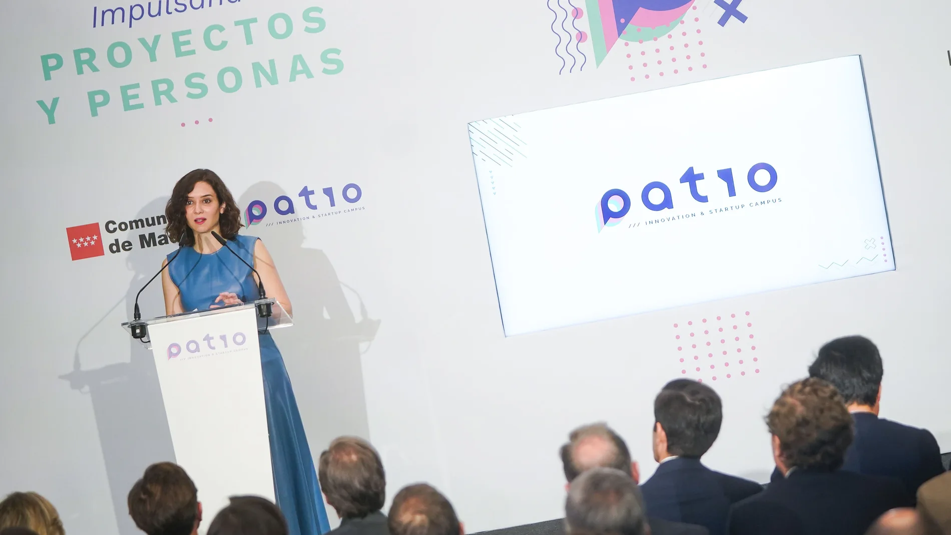 Un momento de la presentación de "Patio"