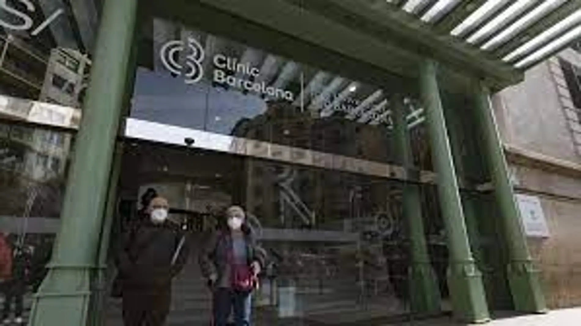 Entrada del Hospital Clínic