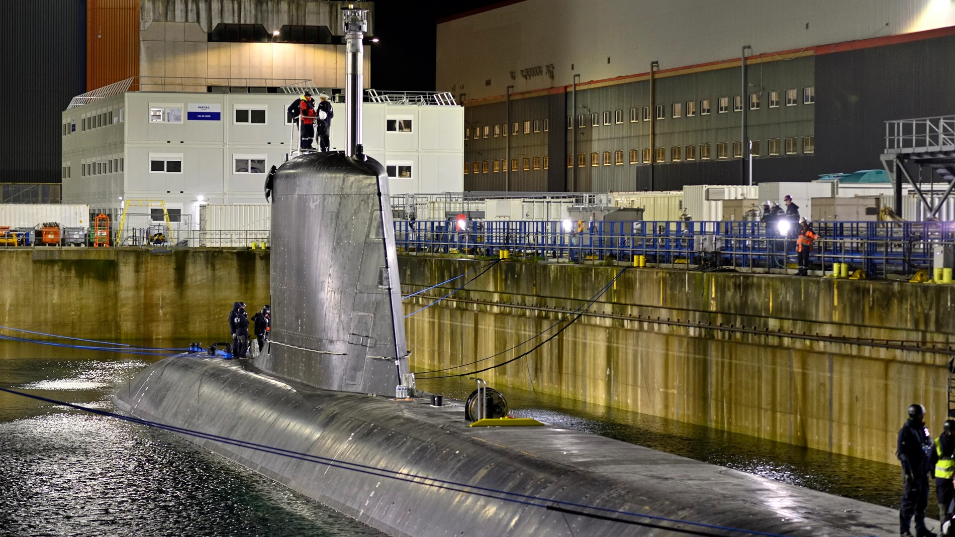 El nuevo submarino nuclear francés "Duguay-Trouin", de la clase Barracud