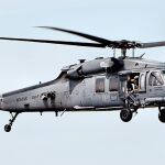 Un helicóptero Black Hawk HH-60