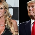 La actriz Stormy Daniels y Donald Trump