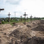 Ucrania.- Zelenski pide juzgar a los "asesinos rusos" en el primer aniversario de la liberaci&oacute;n de Bucha