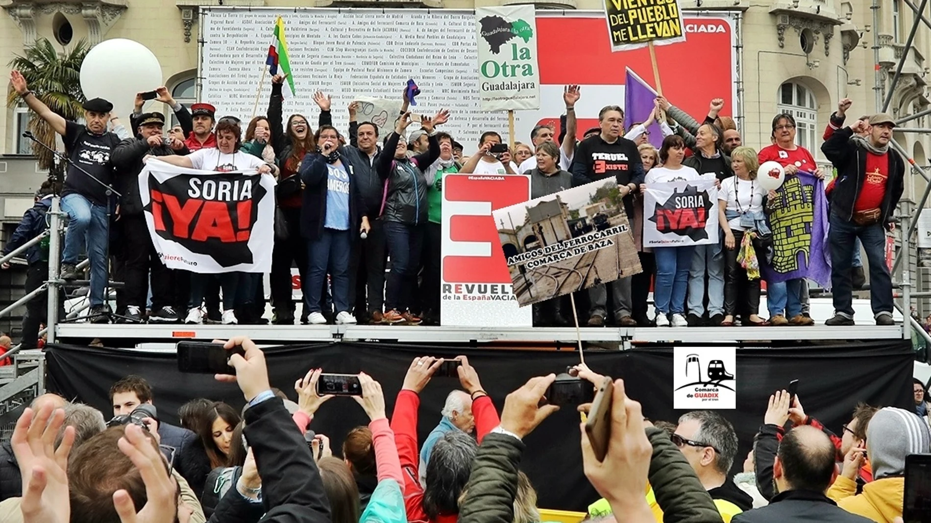 La España Vaciada se concentra este sábado contra la "invasión" de macroproyectos eólicos y fotovoltaicos