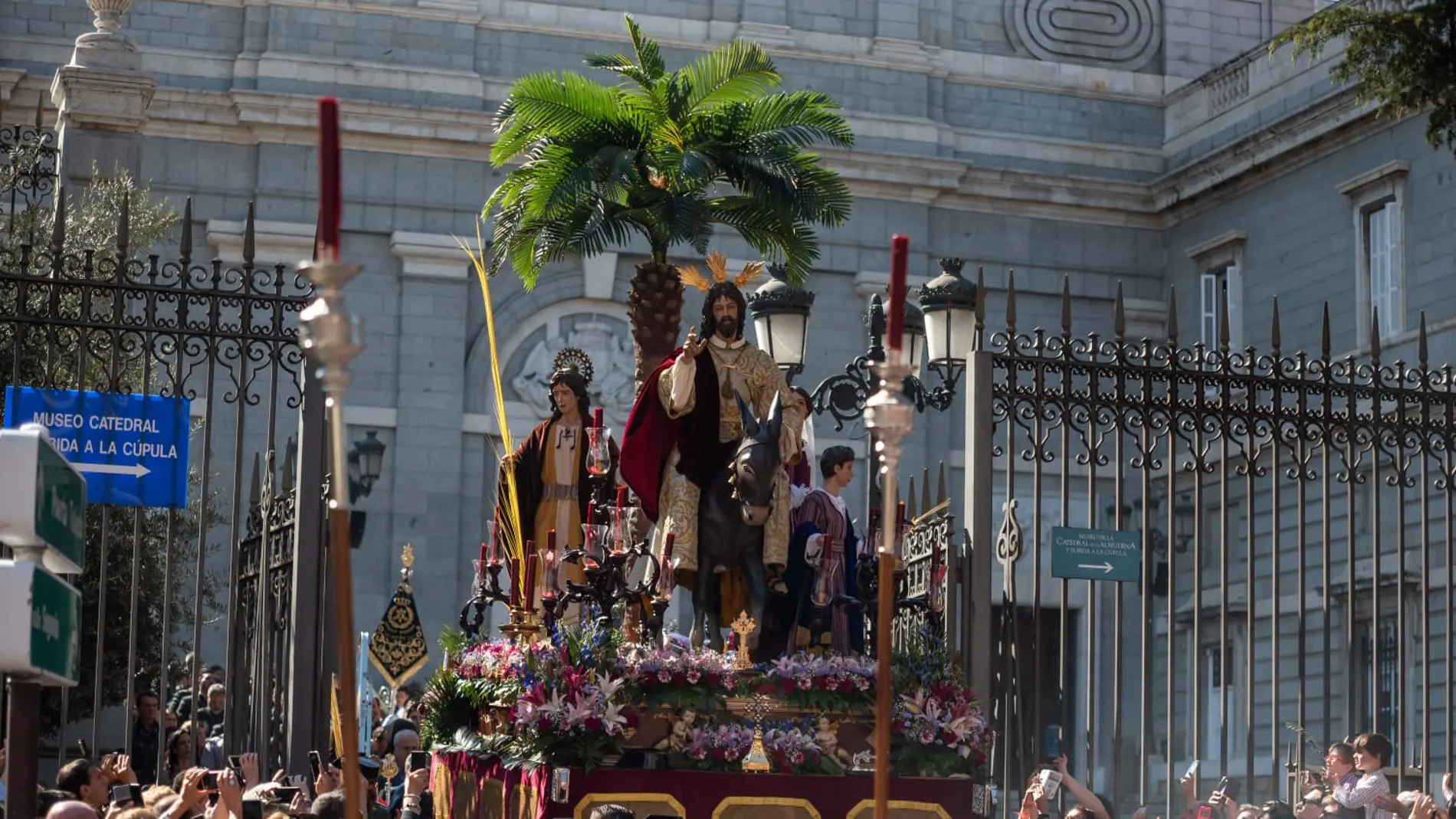 Procesión de la Borriquita, en Madrid