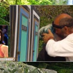 Gines Corregüela abrazando a su exmujer Isabel en 'Supervivientes'