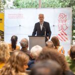 El vicepresidente del Consell, Héctor Illueca, en un acto de su departamento 