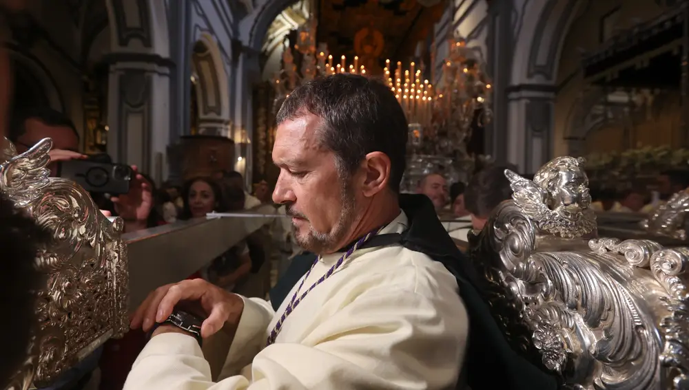 Antonio Banderas en la Semana Santa de Málaga